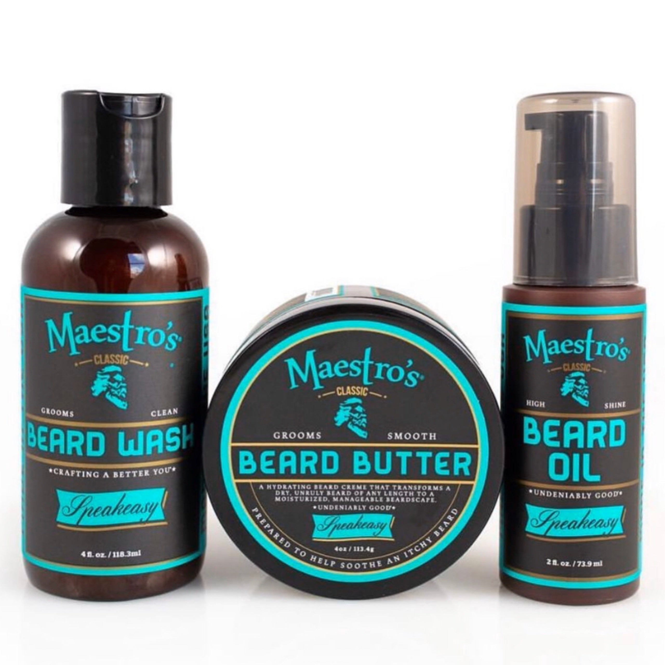 Maestro's Beard Care Set (Speakeasy) | Elite SC Supply